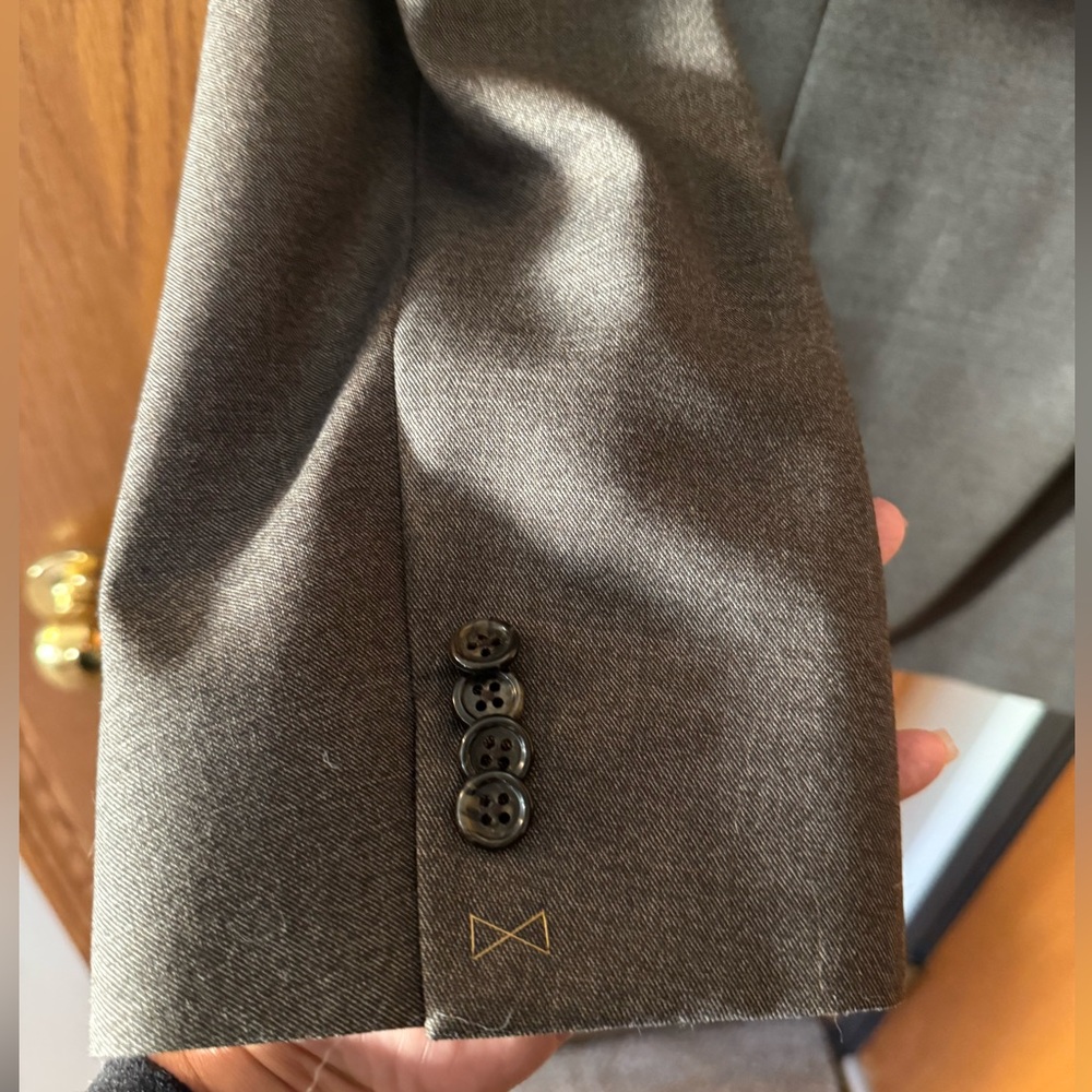 NWT Hart Schaffner Marx Chicago Classic Fit Flat Front Grey 2-Piece Suit - Picture 4 of 14